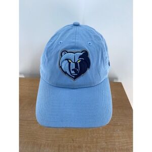 Memphis Grizzlies New Era 9TWENTY Light Blue Bear Logo Baseball Cap Men
